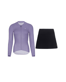 RIVANELLE long jersey and skirt - ELEVATE - black/purple